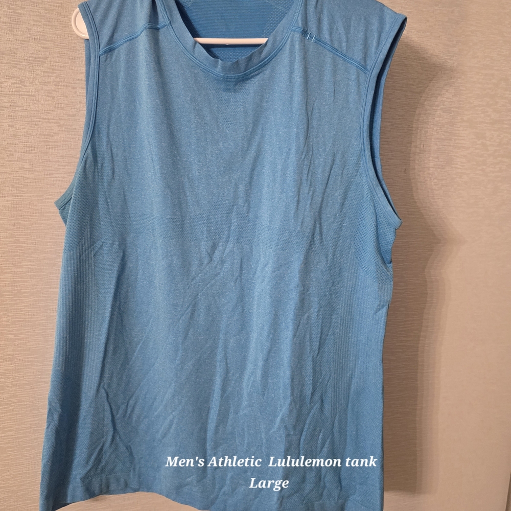lululemon athletica Men's Blue Tank Top